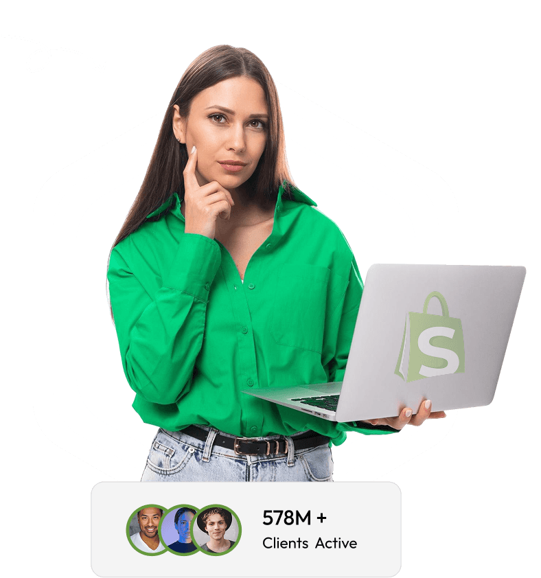Shopify store mockup